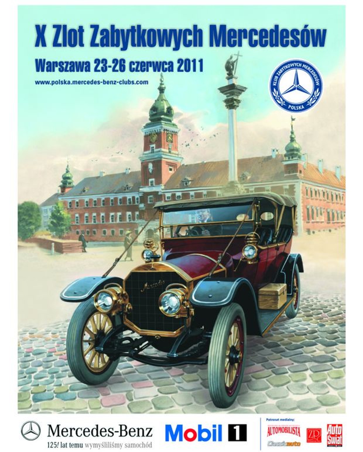 100 zabytkowych Mercedesów w Wilanowie