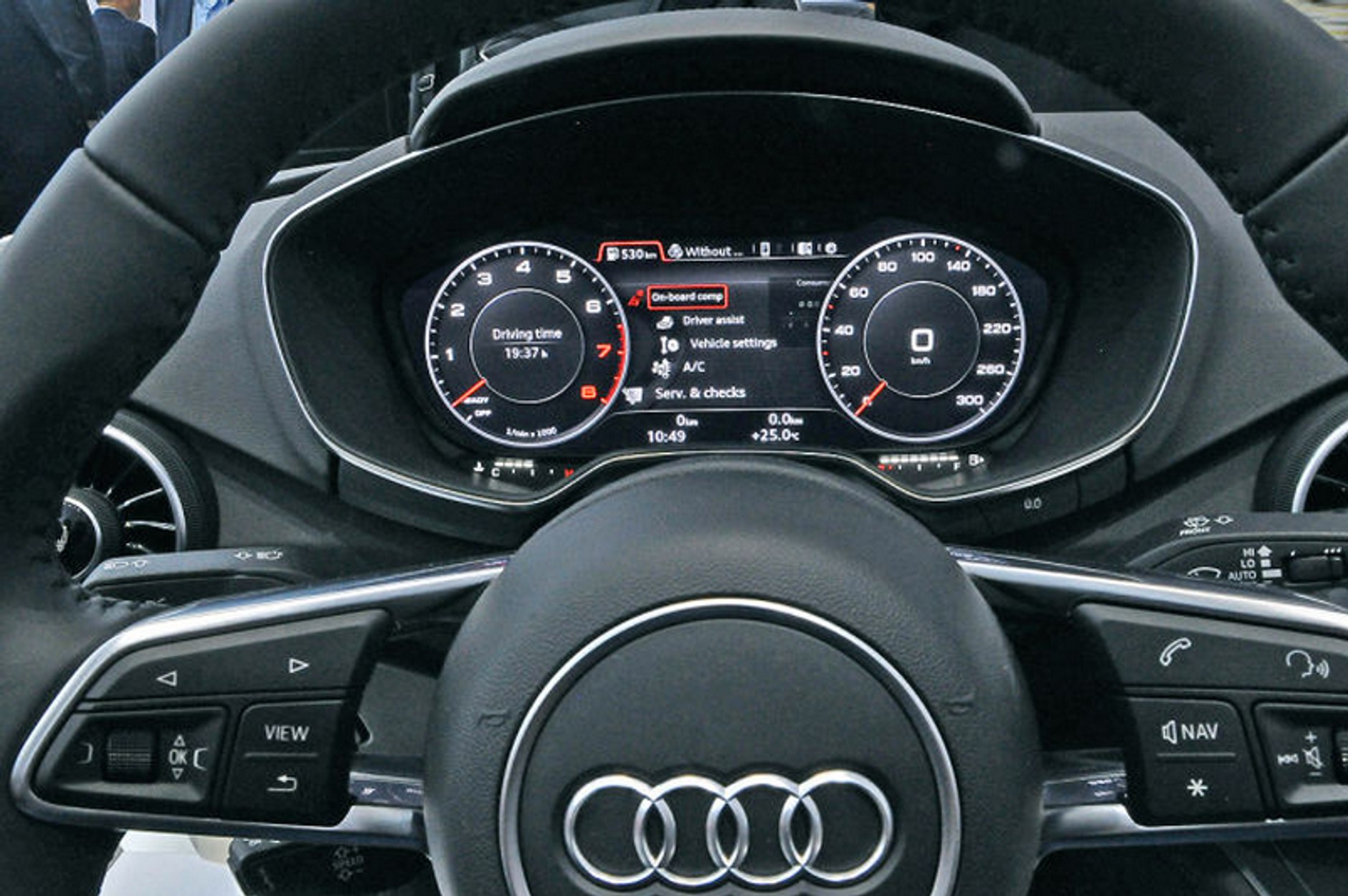 Kokpit nowego Audi TT