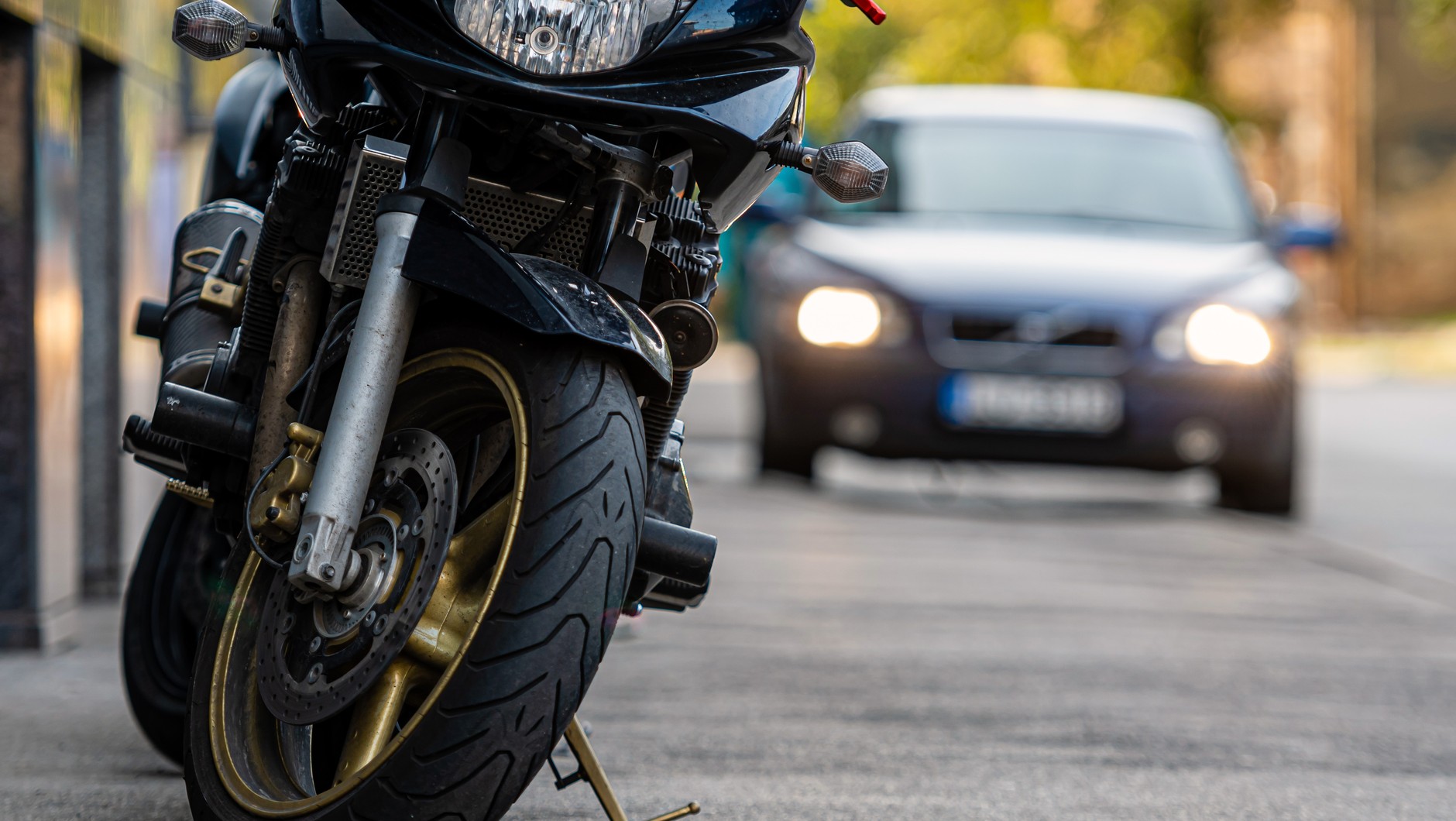 Motocykl też może zostać odholowany przez służby