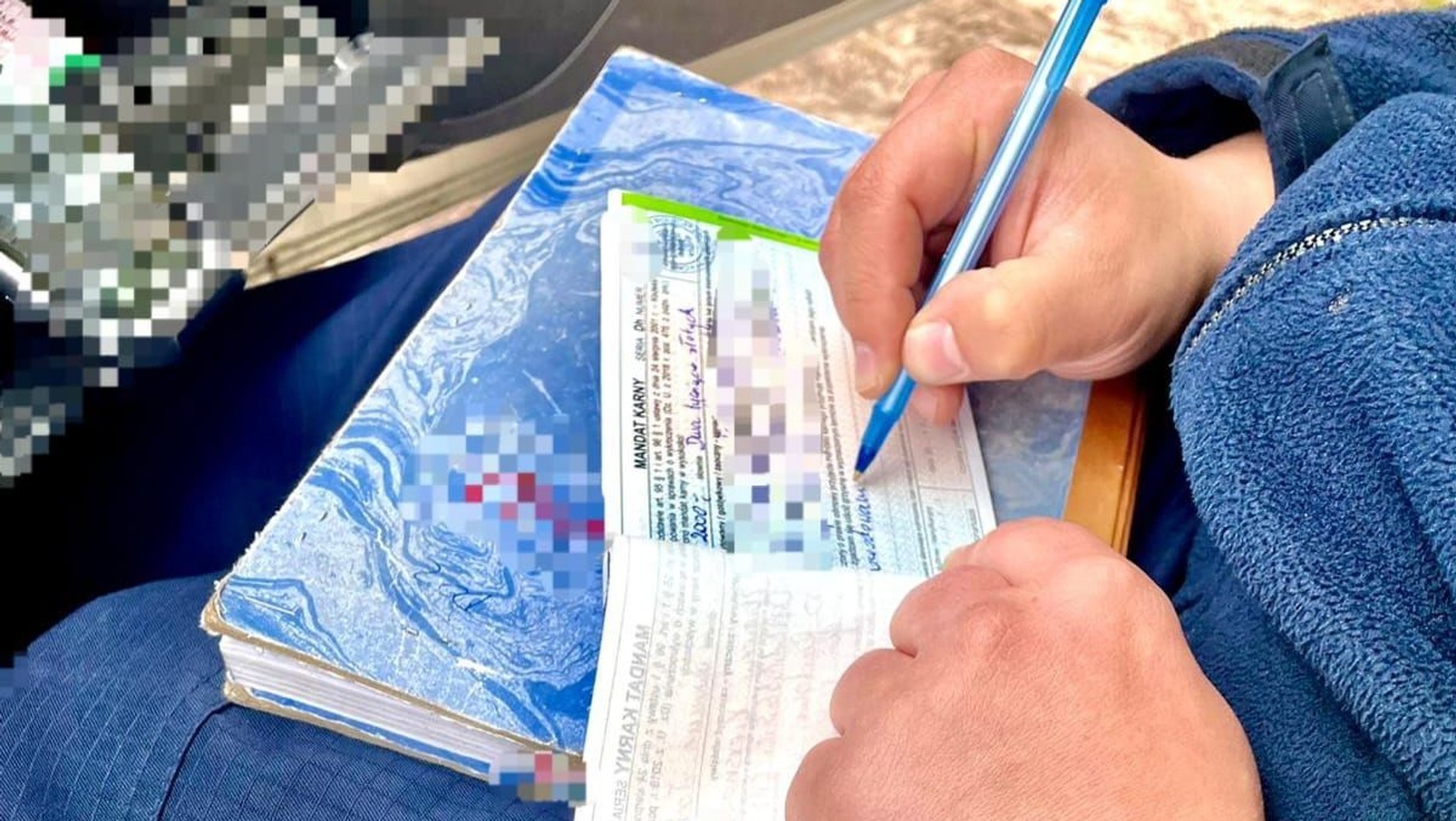 Mandat karny za roboty drogowe
