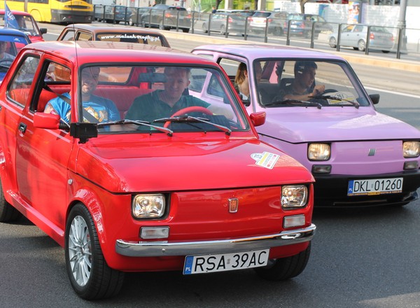 Fiat 126p - 13 Zlot legend w Warszawie