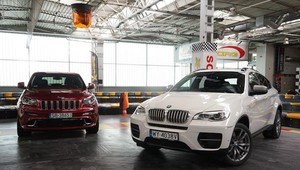 Jeep Grand Cherokee SRT8 vs BMW X6 M50d (TEST)