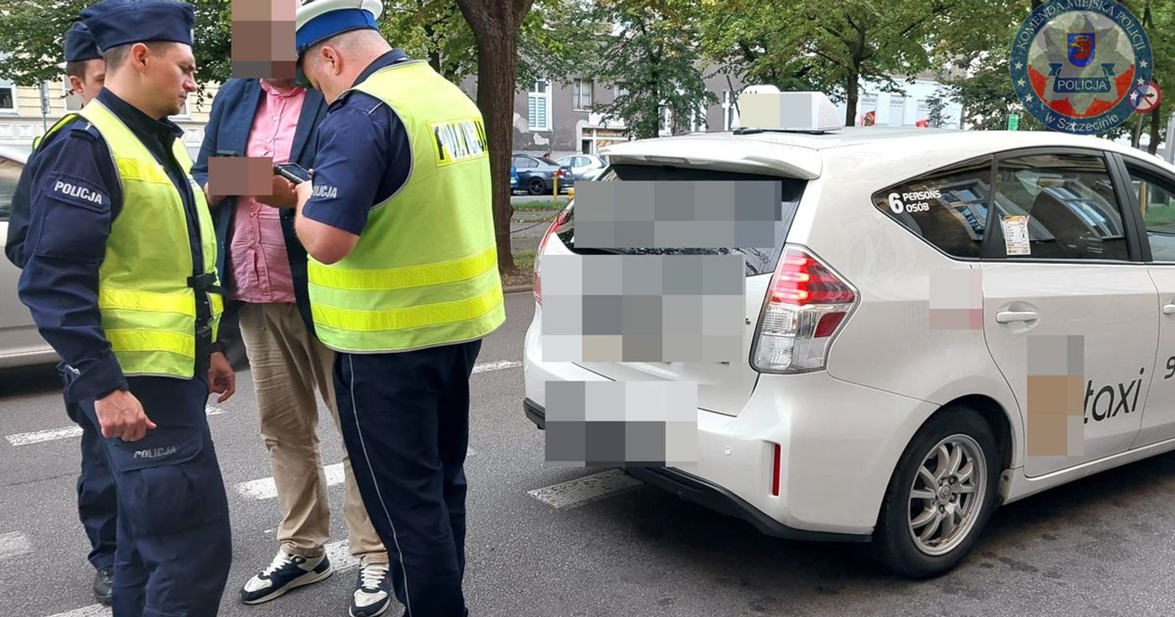 Kontrola taksówek firm typu Bolt i Uber