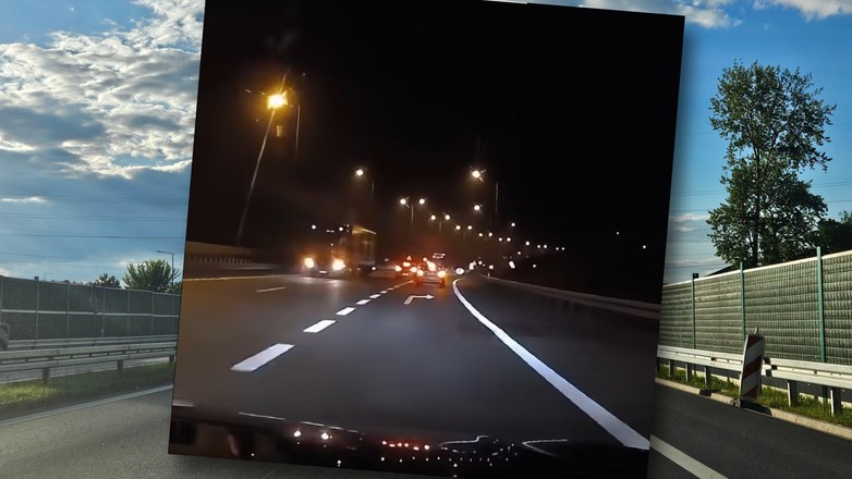 Dwie ciężarówki na S1 jechały pod prąd