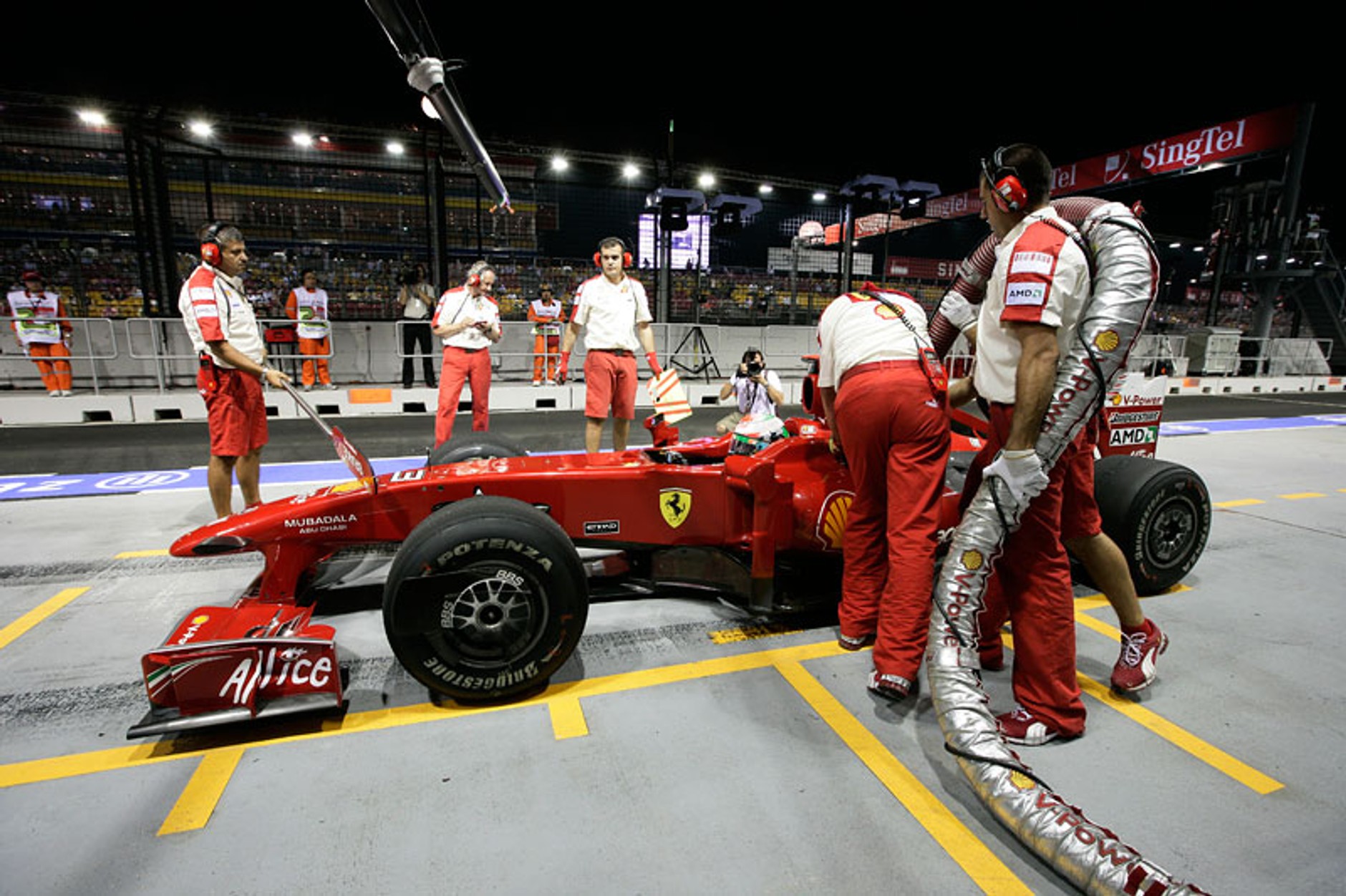 Grand Prix Singapuru 2009: sukces Hamiltona - fotogaleria Jiři Křenek