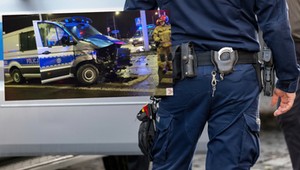 Groźny wypadek z udziałem radiowozu. Jechał na pilną interwencję [WIDEO]