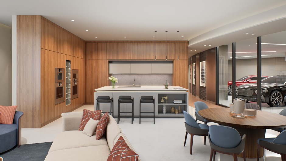 Apartamenty Bentley Residences w Miami z windą samochodową