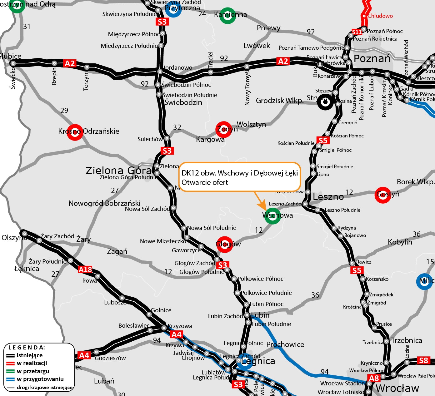 Obwodnica Wschowy i Dębowej Łęki