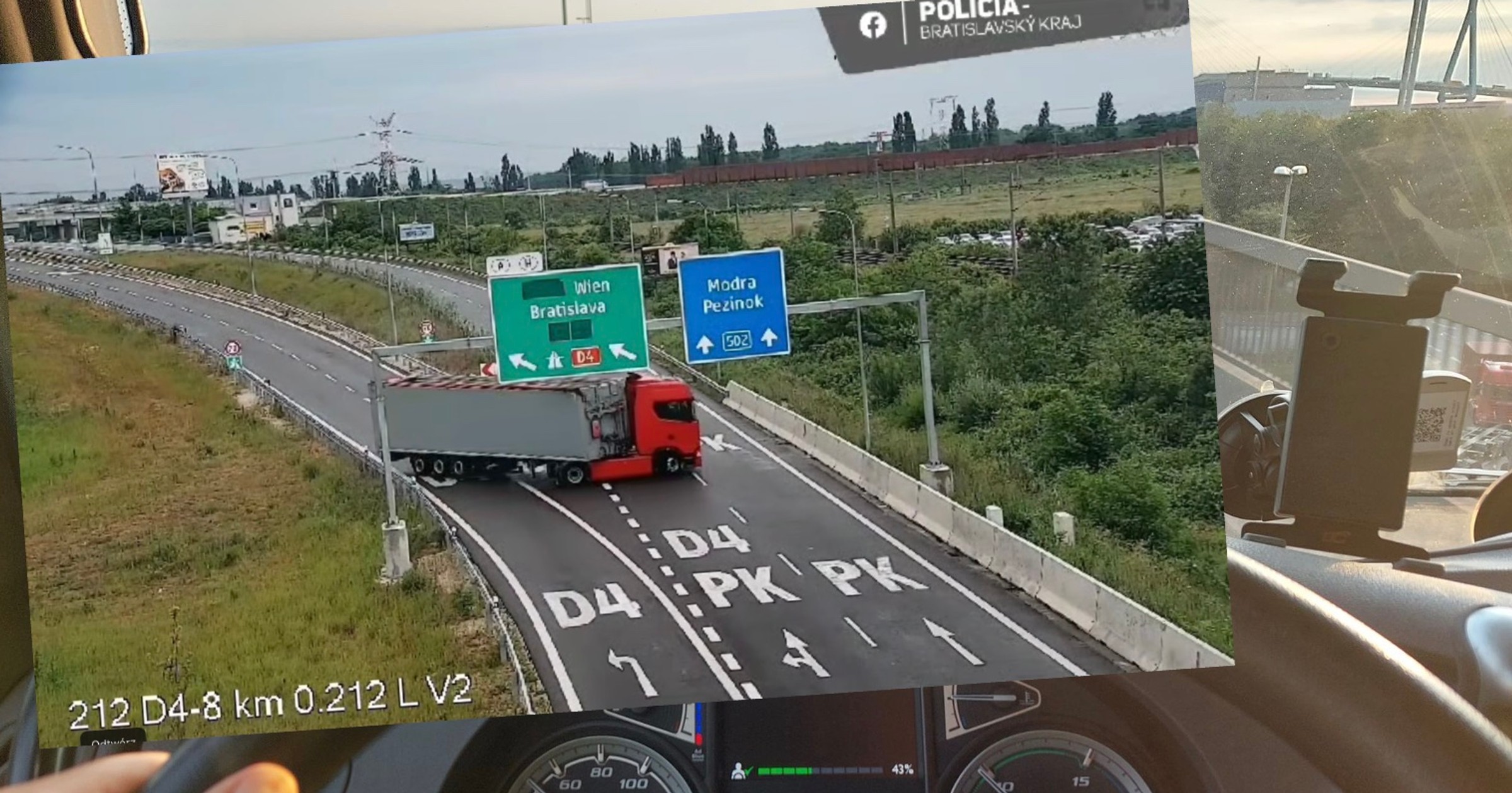 Zawracanie na autostradzie to ryzykowny pomysł