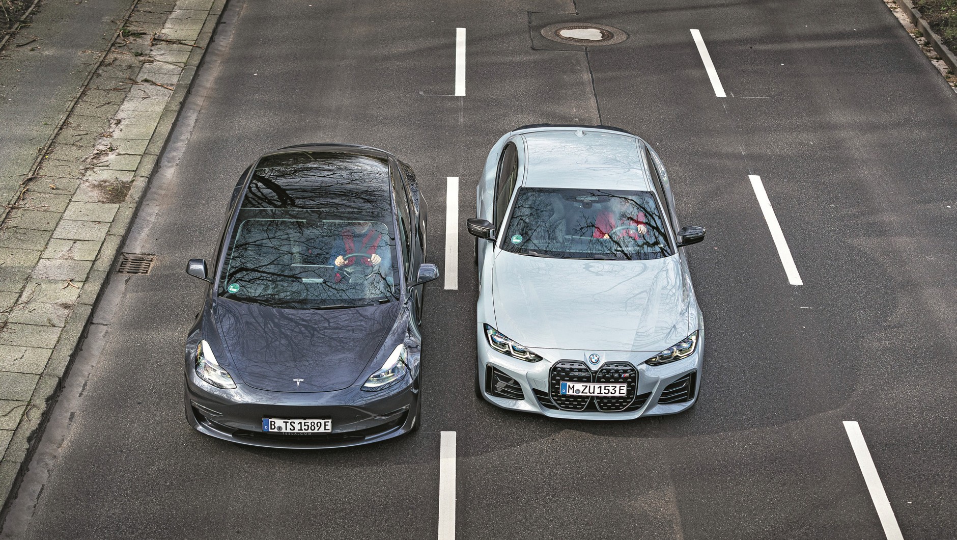 Tesla Model 3 i BMW i4