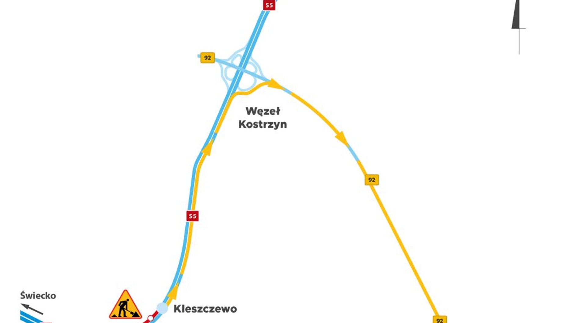 Utrudnienia na trasie A2 i S5. Mapa objazdów