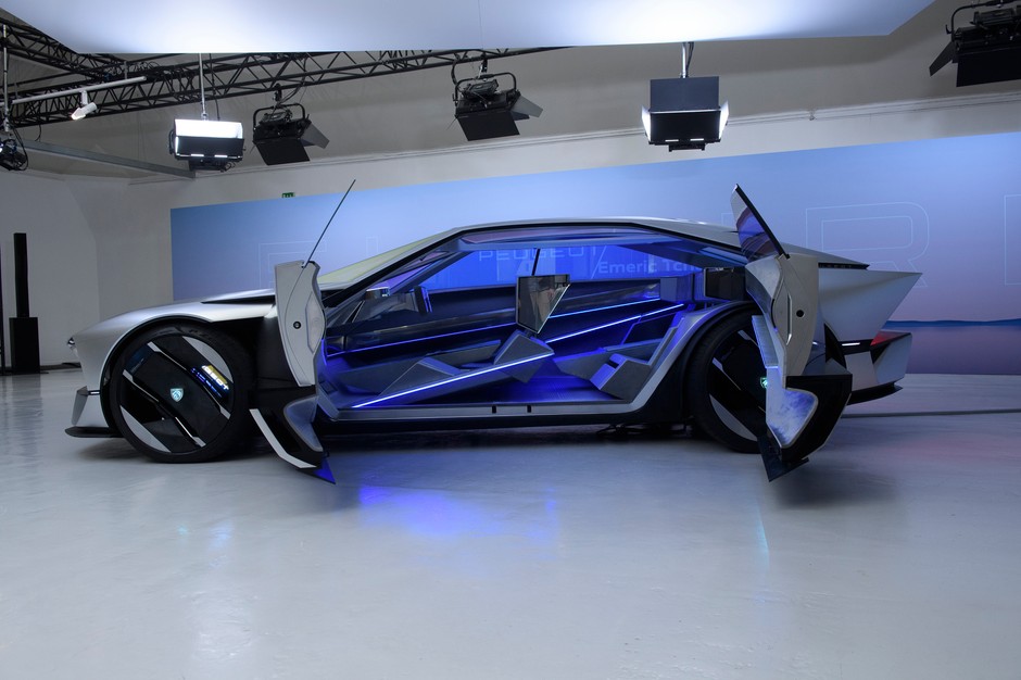 Kosmiczna kabina Peugeota Inception Concept