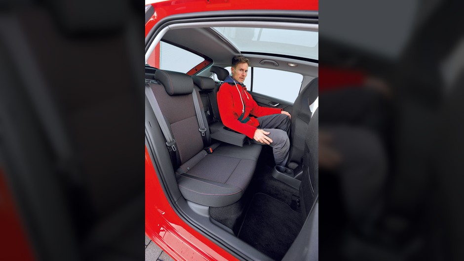 Skoda Rapid, tylna kanapa