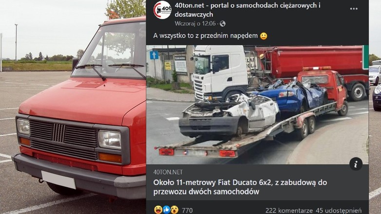 Ten Fiat Ducato ma 11 metrów długości. Dłuższego nie znajdziesz