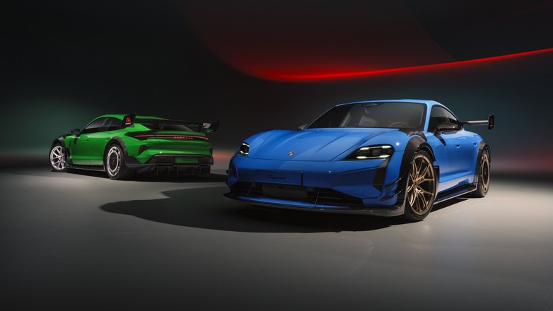 Porsche Taycan Turbo GT z zestawem Manthey Kit (2027)