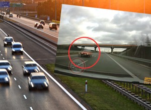 Jechał pod prąd drogą ekspresową. Tak pokazali mu, że coś jest nie tak [WIDEO]