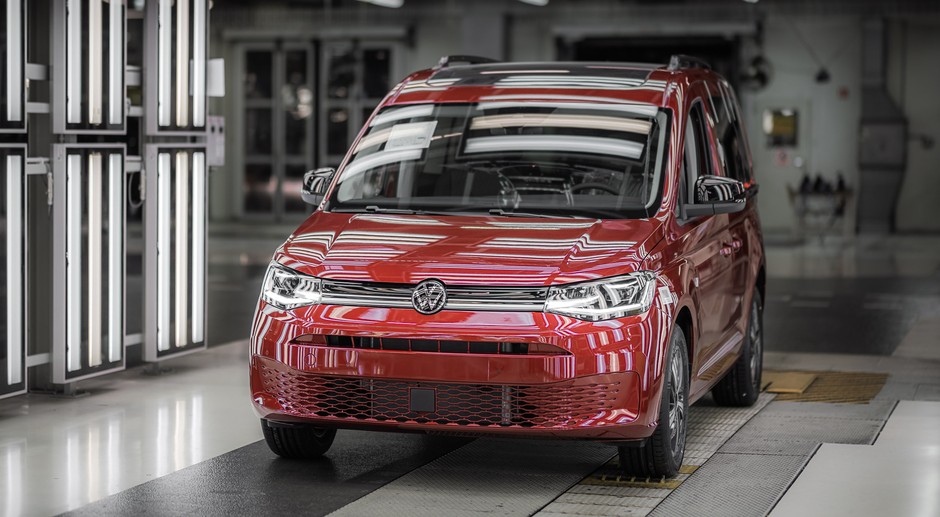 Produkcja nowego Volkswagena Caddy w zakładach w Poznaniu