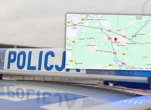 Chciał przejść przez drogę ekspresową S11. Przez pieszego zderzyły się cztery samochody