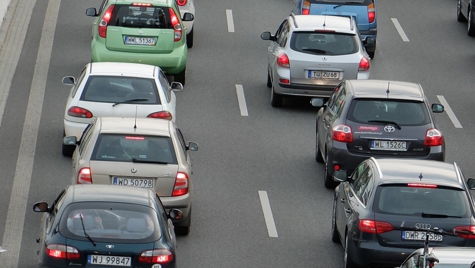 Korek na autostradzie