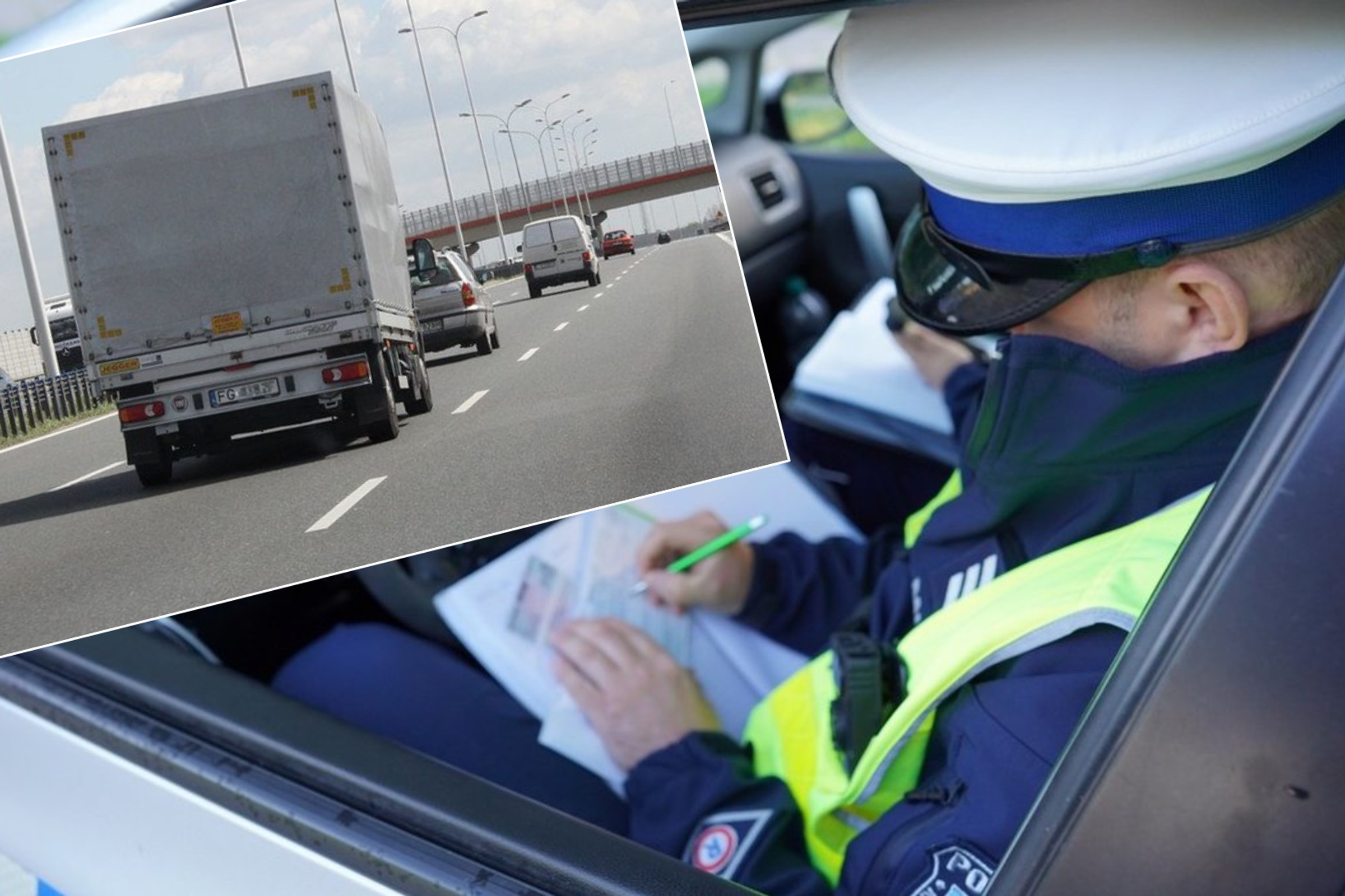 Mandat za jazdę środkowym pasem to nie mit. Takie są przepisy