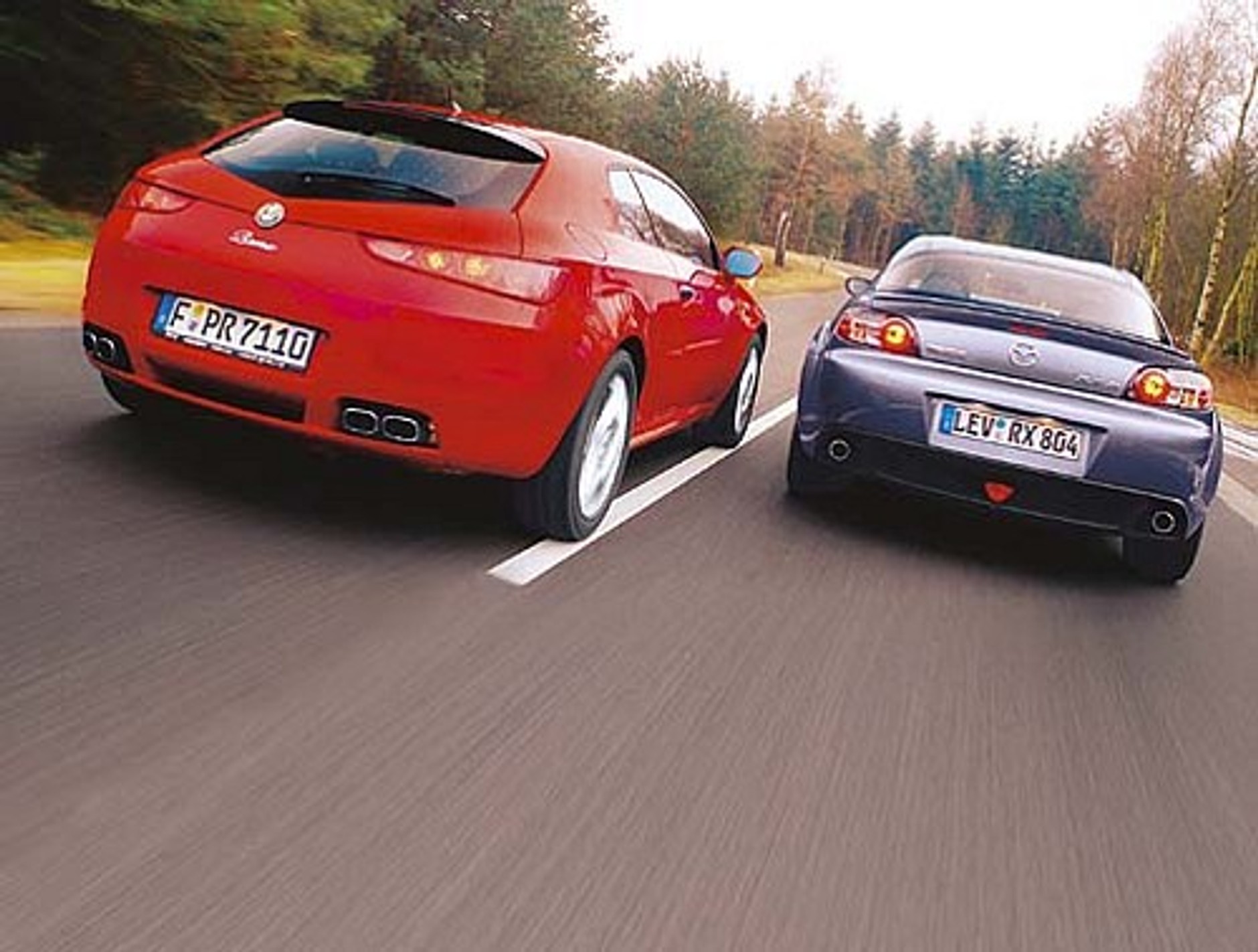 Alfa Romeo Brera, Mazda RX-8 - Klasyka kontra egzotyka