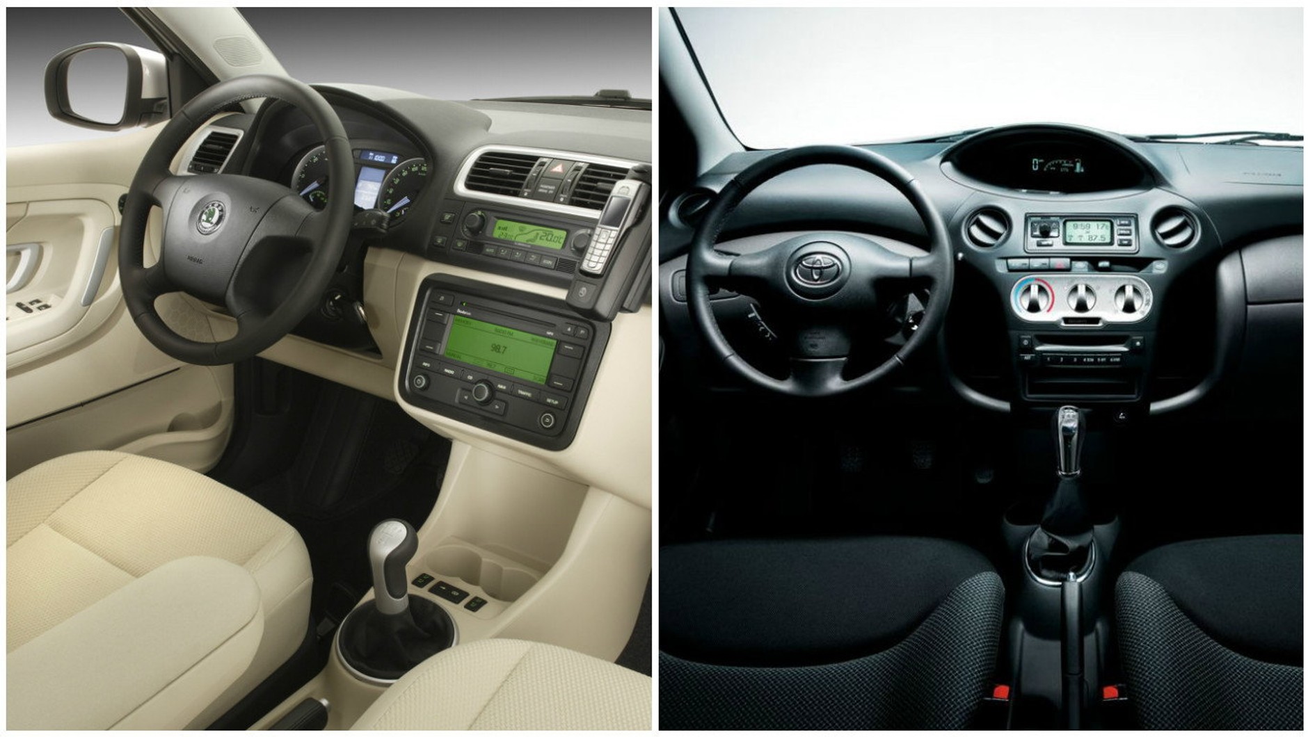 Skoda Fabia II vs. Toyota Yaris II