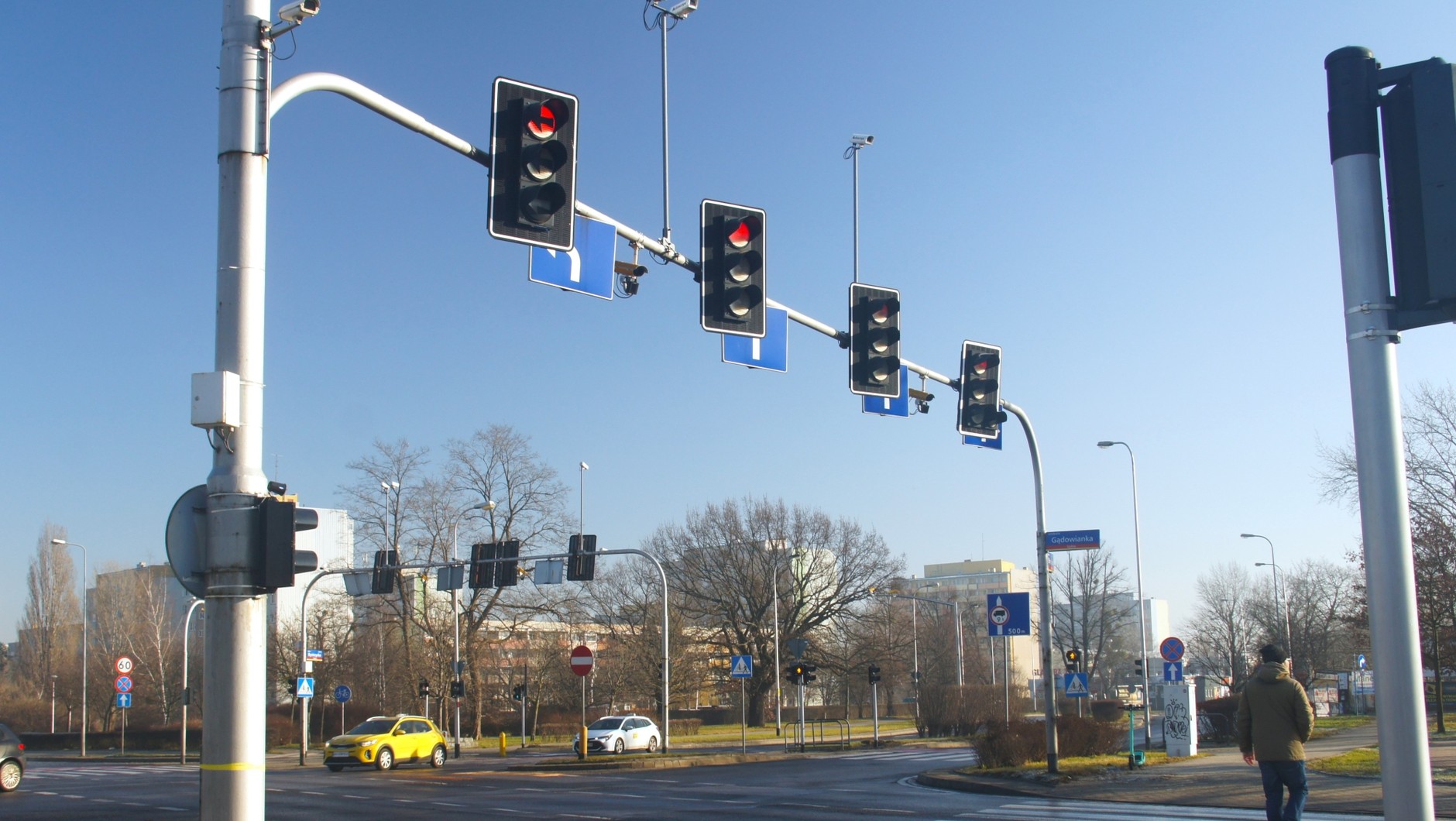 Skrzyżowanie Gądowianki, Na Ostatnim Groszu i Bystrzyckiej we Wrocławiu