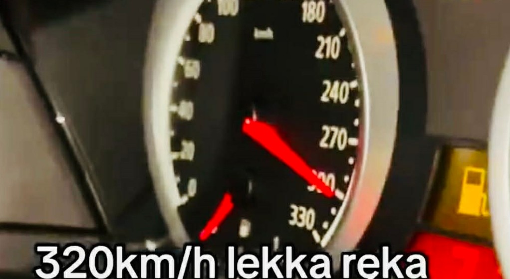 Ponad 300 km na godz. na liczniku BMW