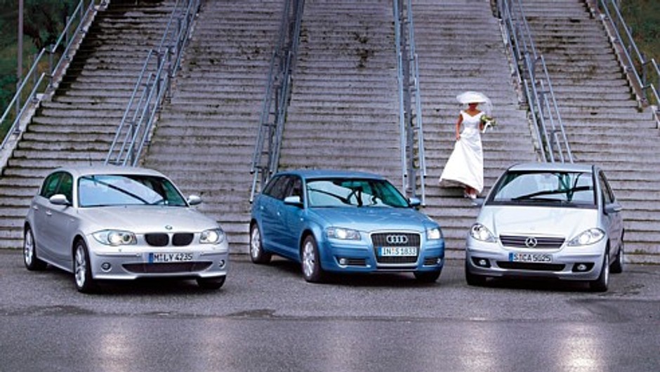 Audi A3 2.0 TDI, BMW 120d, Mercedes A 200 CDI - Trzech ognistych amantów