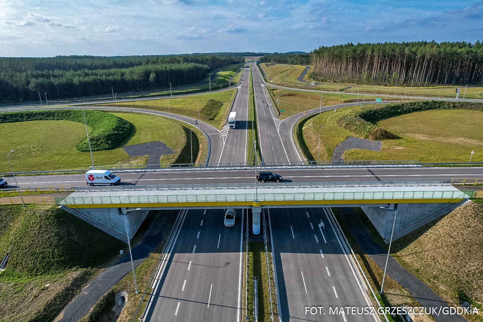Droga S11 Koszalin - Zegrze Pomorskie, okolice wezła Zegrze Pomorskie