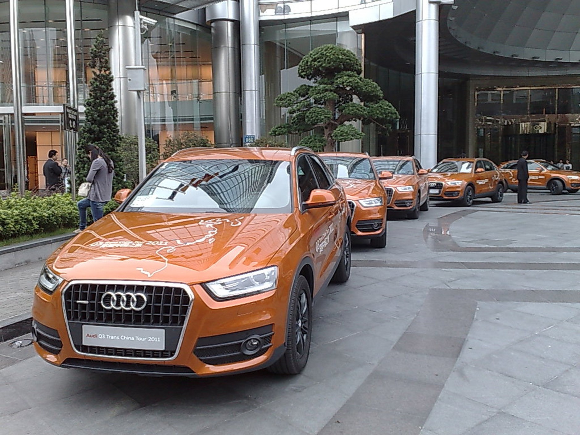 Audi Q3 na chińskich drogach