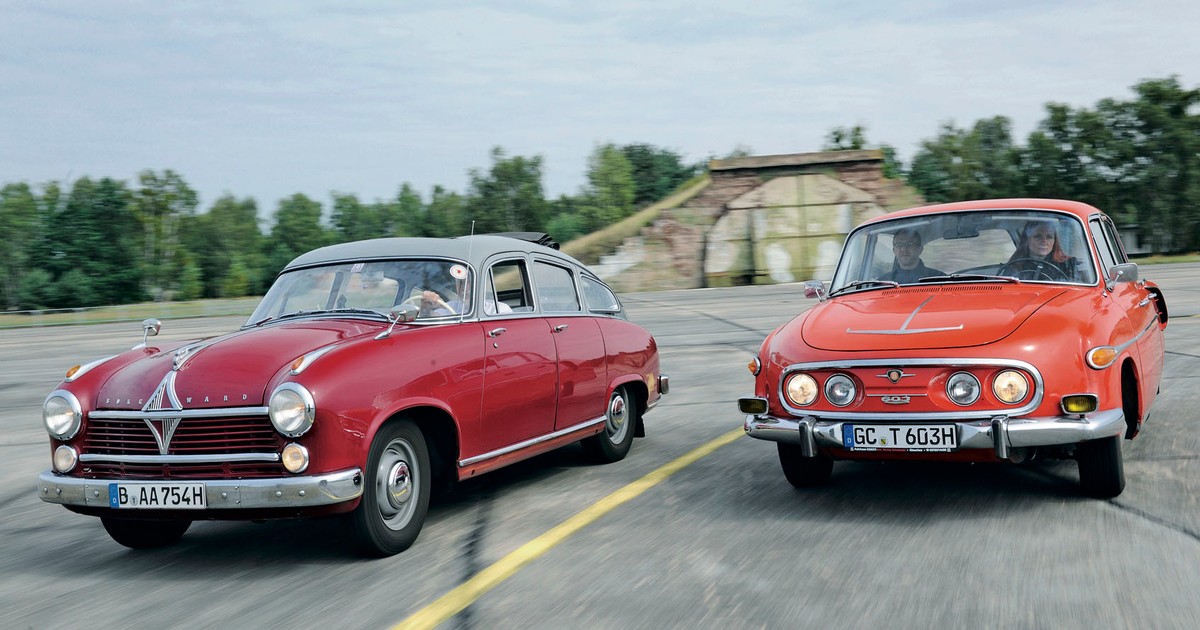 Borgward Hansa 2400 kontra Tatra 603-2 - nietypowa klasa wyższa