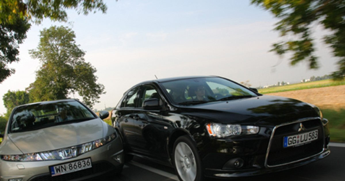Honda Civic kontra Mitsubishi Lancer - Kompaktowa alternatywa