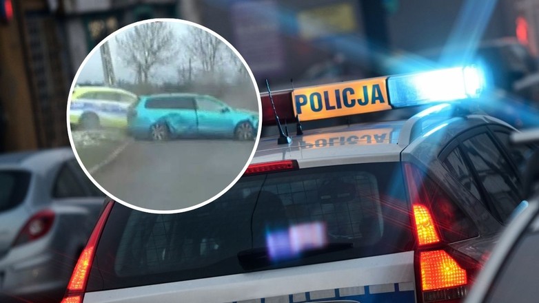 Dolnośląska policja ruszyła w pościg za volkswagenem