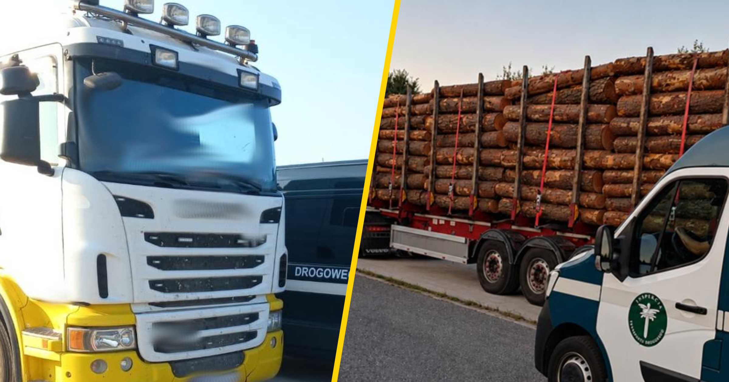 Inspektorzy ITD zatrzymali transport jak z "Oszukać Przeznaczenie"