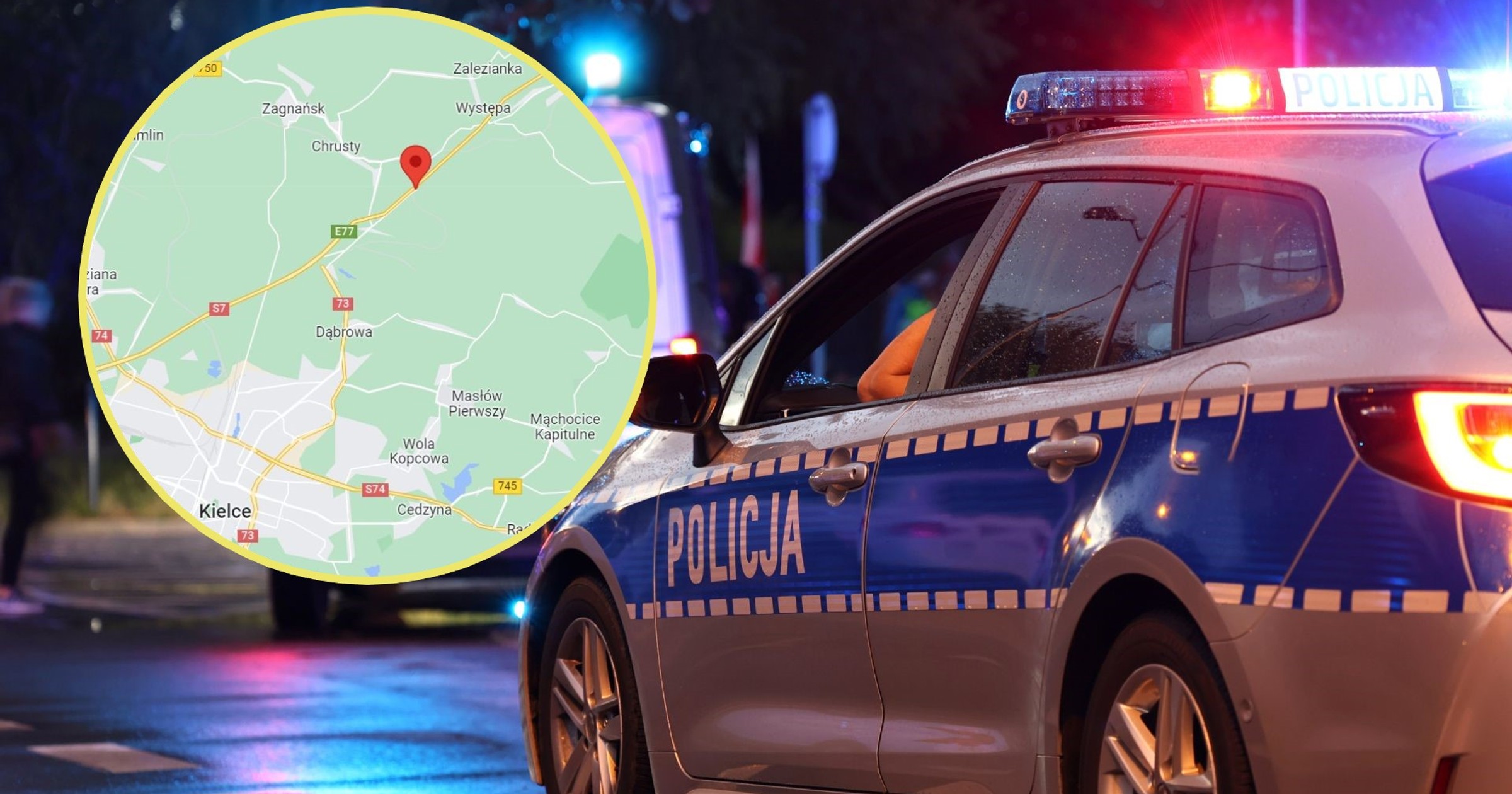 Samochód policyjne - zdjęcie ilustracyjne (Screen: Google Maps)