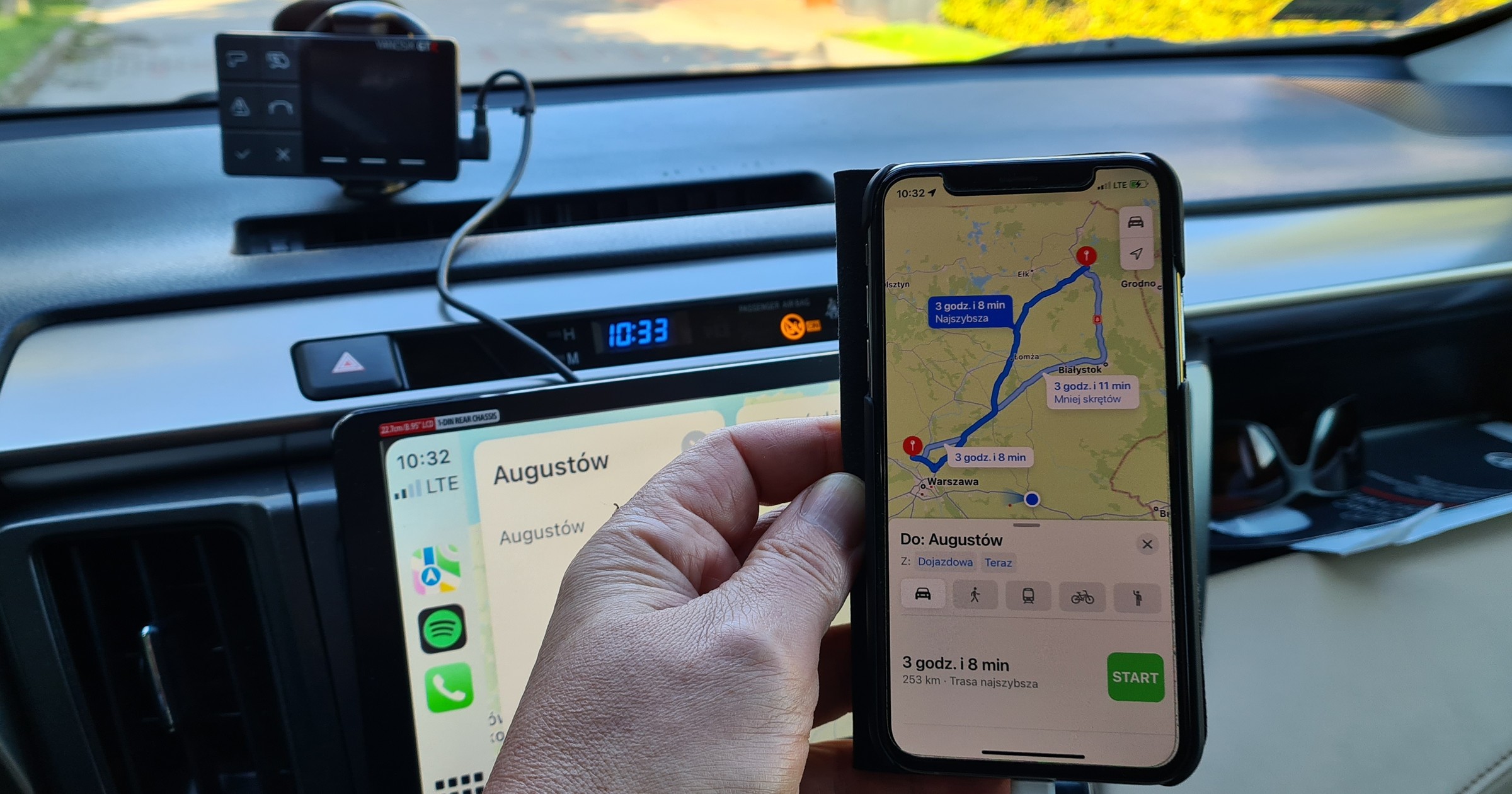 Nawigacja Apple w CarPlay