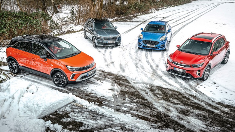 Porównanie: Ford Puma, Kia Stonic, Opel Crossland i Skoda Kamiq