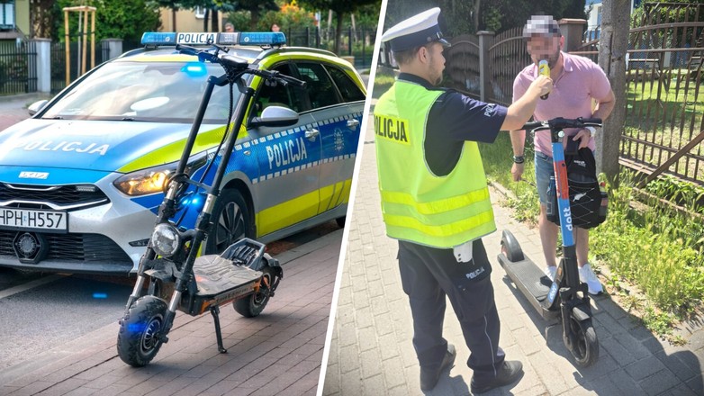 Kontrole użytkowników hulajnóg i rowerzystów