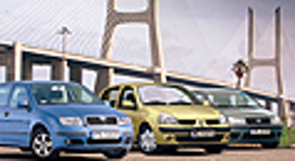 Renault Clio II, Skoda Fabia, Fiat Punto II - Samochody spod lady