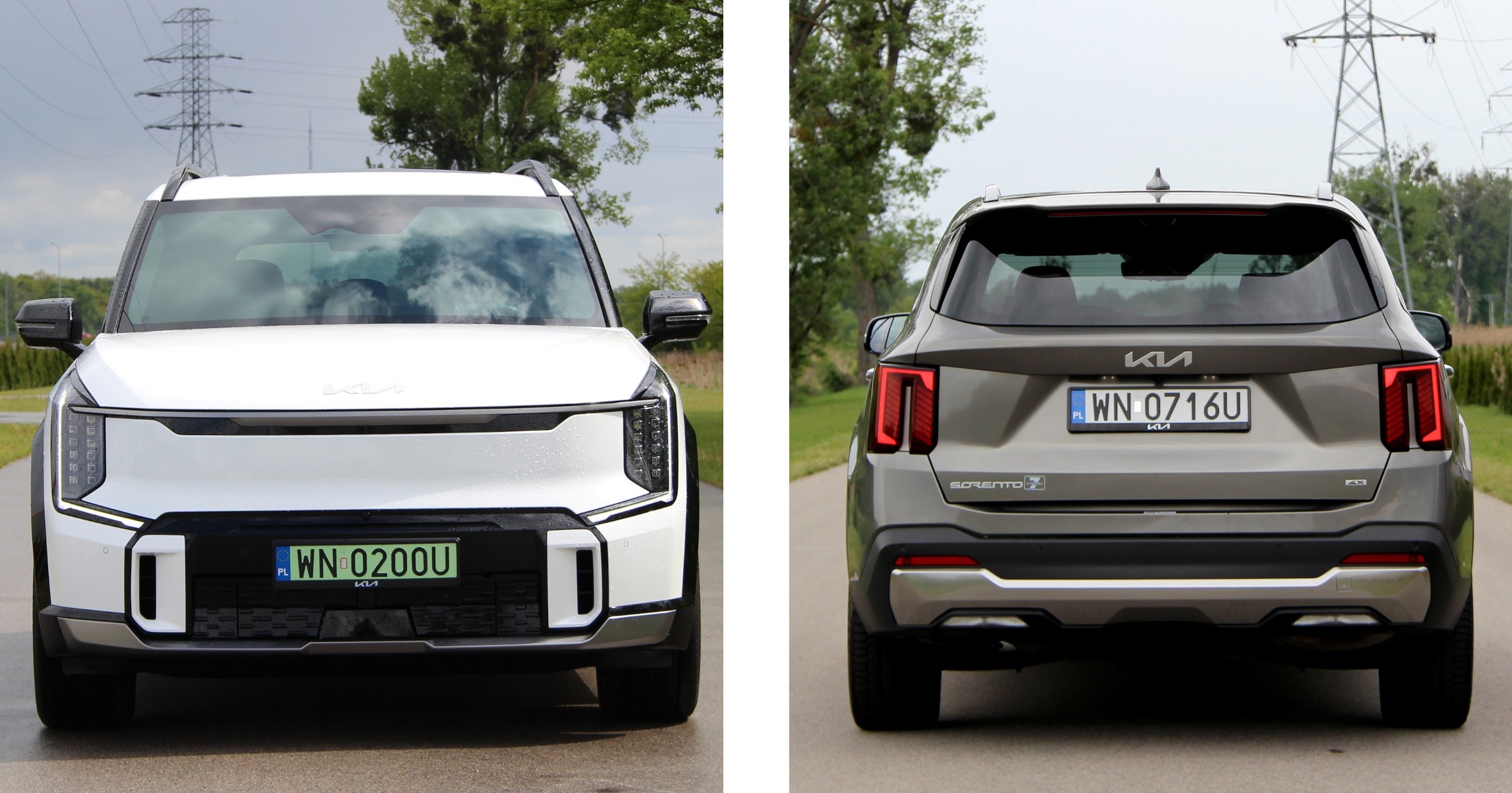 Kia EV9 i Kia Sorento 2.2 CRDi