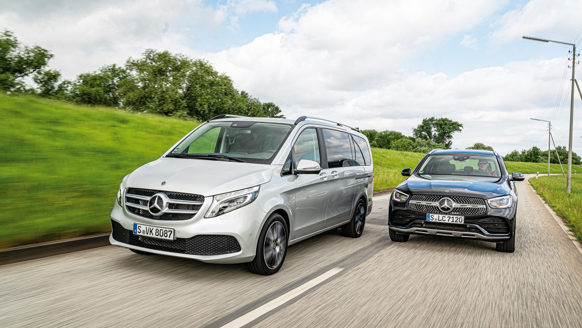 Mercedes klasy V kontra GLC