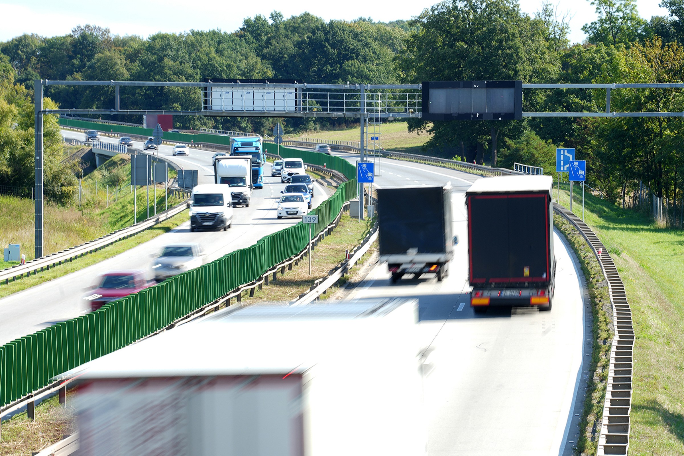 Drugi odcinkowy pomiar prędkości na autostradzie A4. Już został włączony
