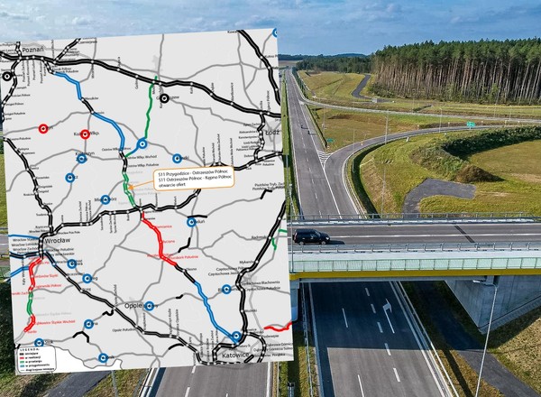 Ponad miliard złotych na budowę dwóch odcinków drogi S11. Chętnych nie brakuje