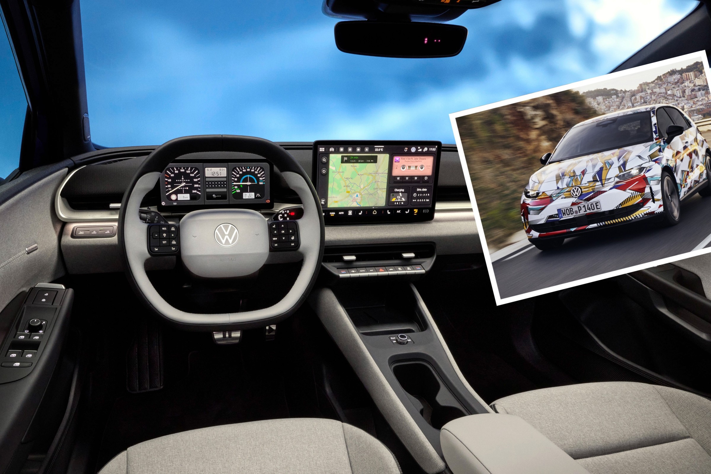 Tak wygląda wnętrze nowego VW ID. Polo. Naprawdę mi się podoba