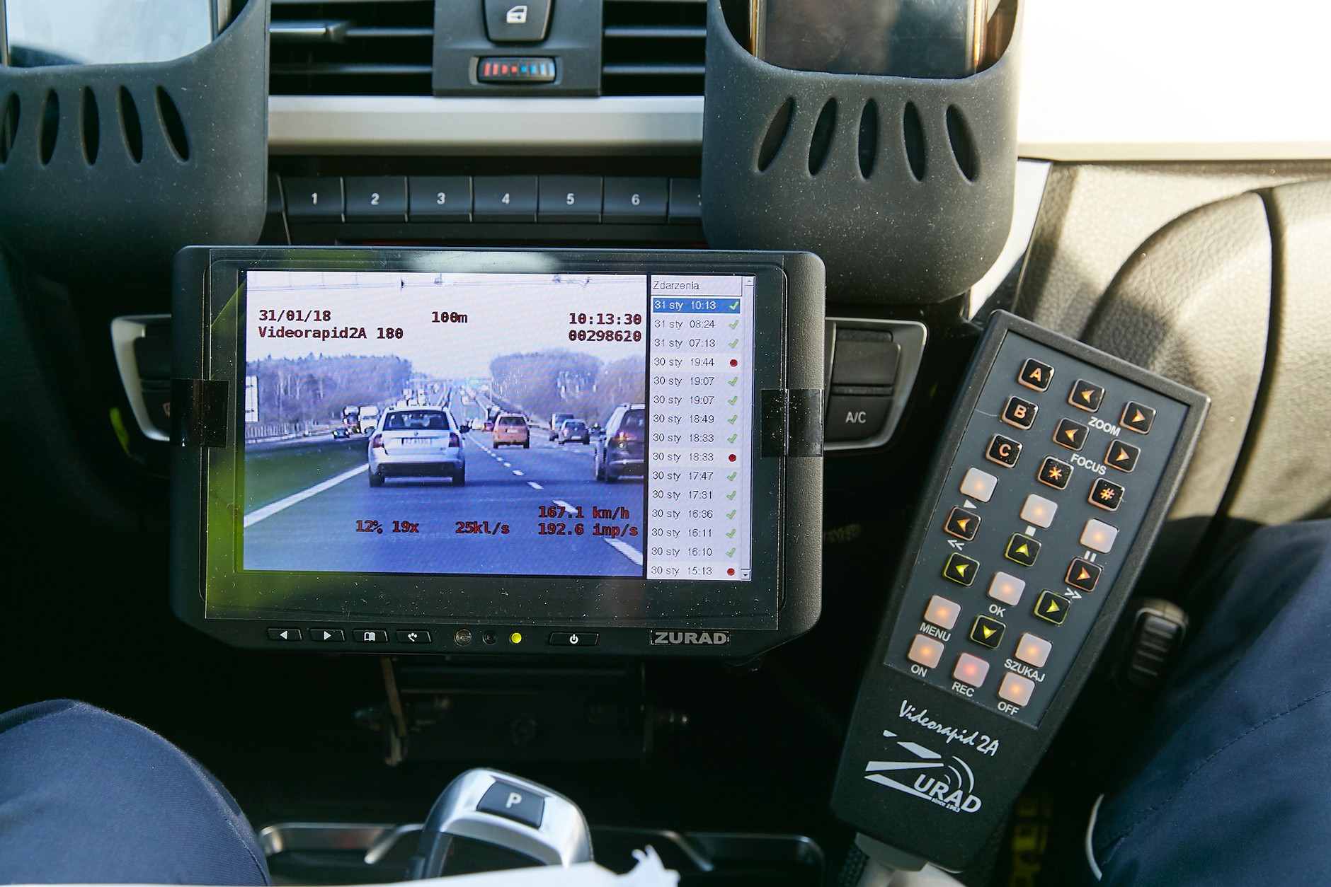 Pościg radiowozem z wideorejestratorem