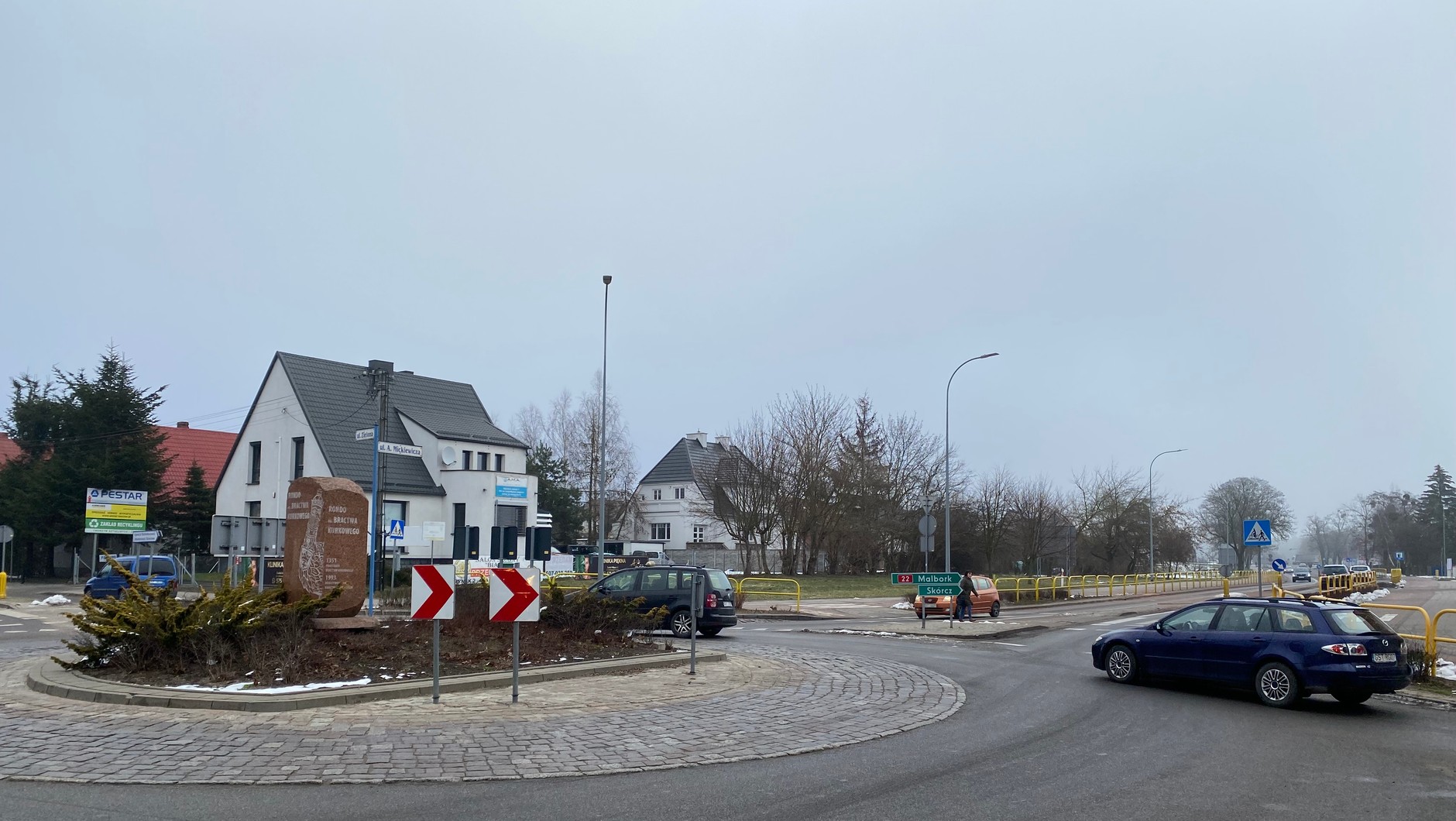 Rondo agreguje ruch miejski na kierunku Chojnice-Malbork