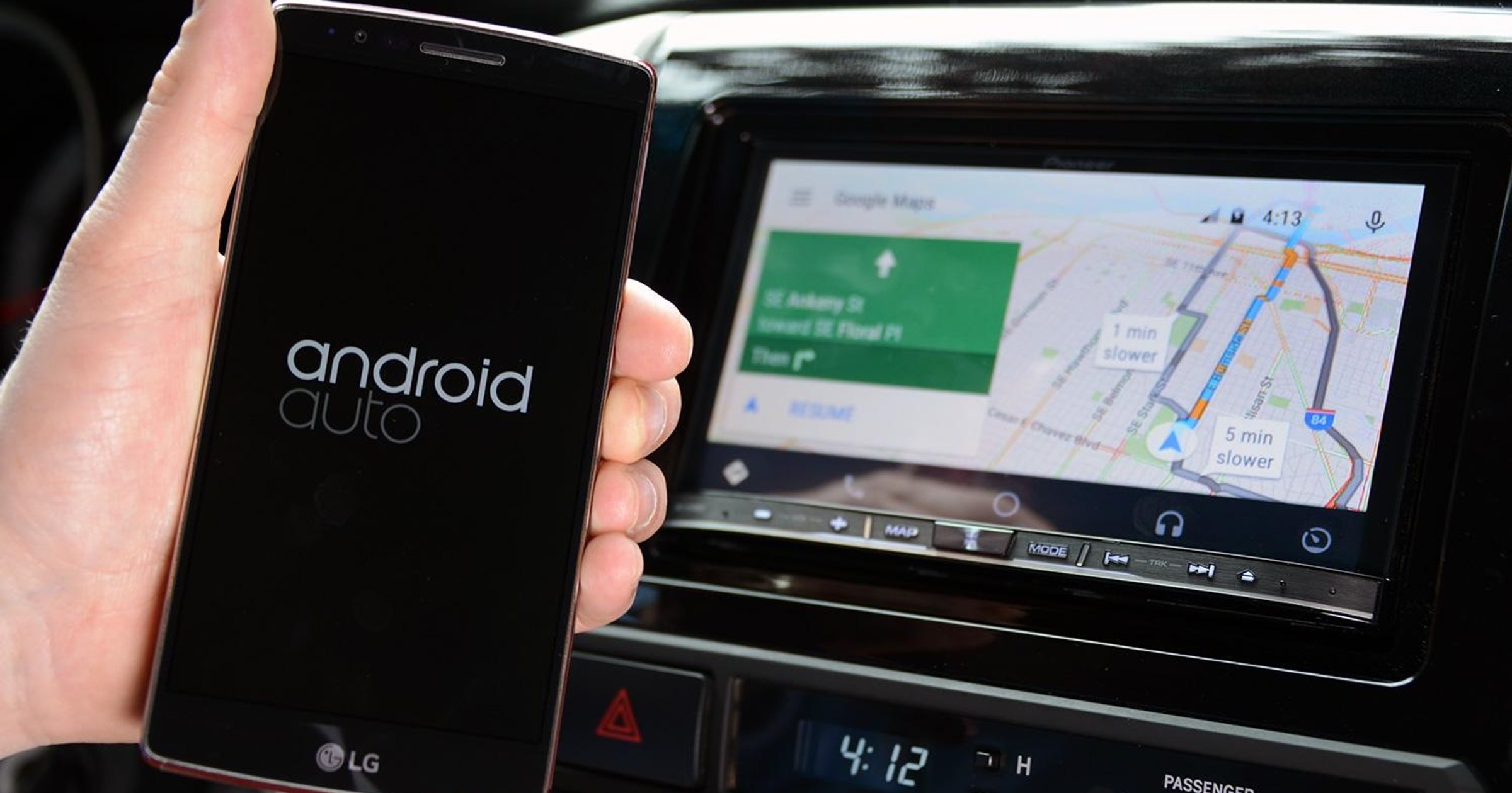 Nawigacja Google Maps w Android Auto