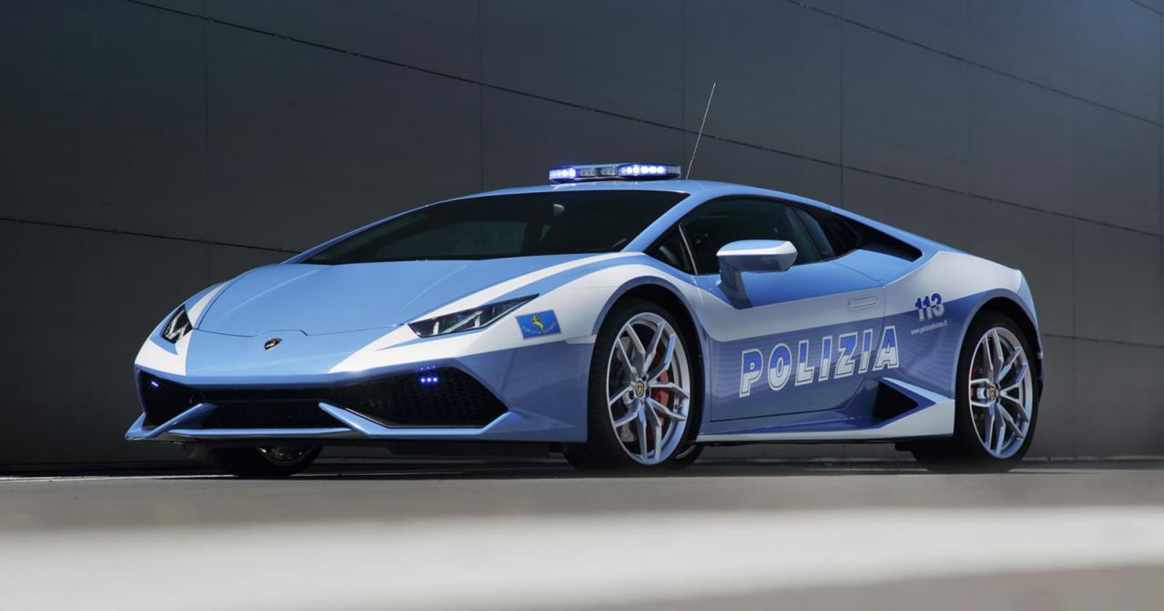 Lamborghini Huracan włoskiej policji