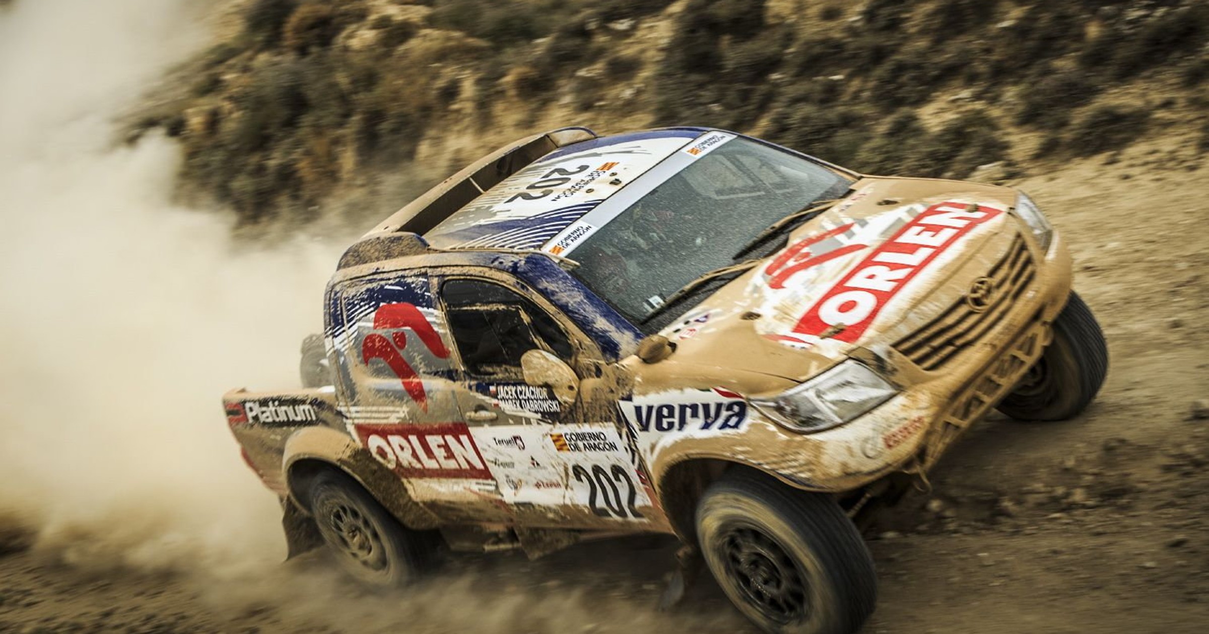 ORLEN Team w Baja Aragon 2015 - Marek Dąbrowski i Jacek Czachor